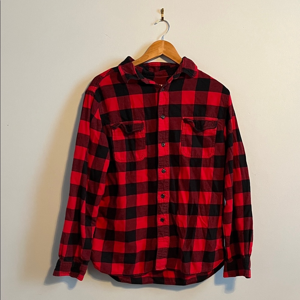 Mossimo Supply Co. Red and Black Checkered Flannel